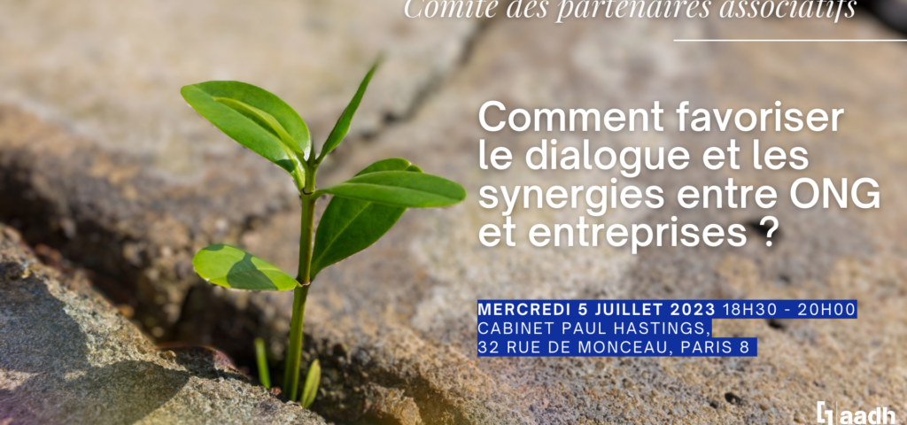 Comité des partenaires : Dialogue et synergies entre ONG et entreprises